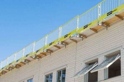 Edge protection on eaves
