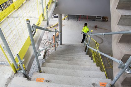 Edge protection stairs