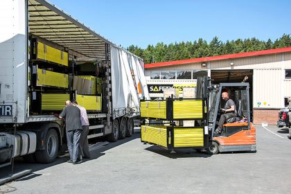 Edge protection transportation